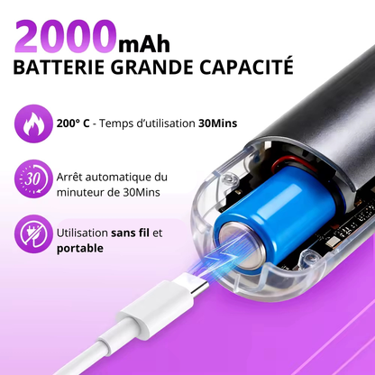 Brosse lissante sans fil